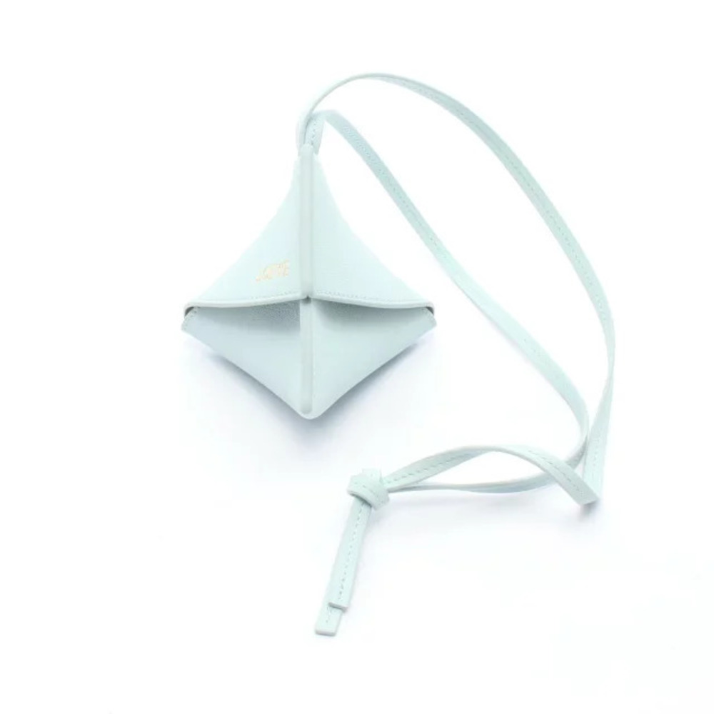 Loewe Puzzlefold Charm Leather Accessory Blue